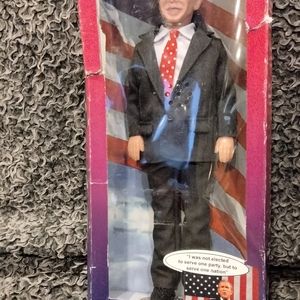 George W. Bush Talking Doll Orig Box 12” Tall